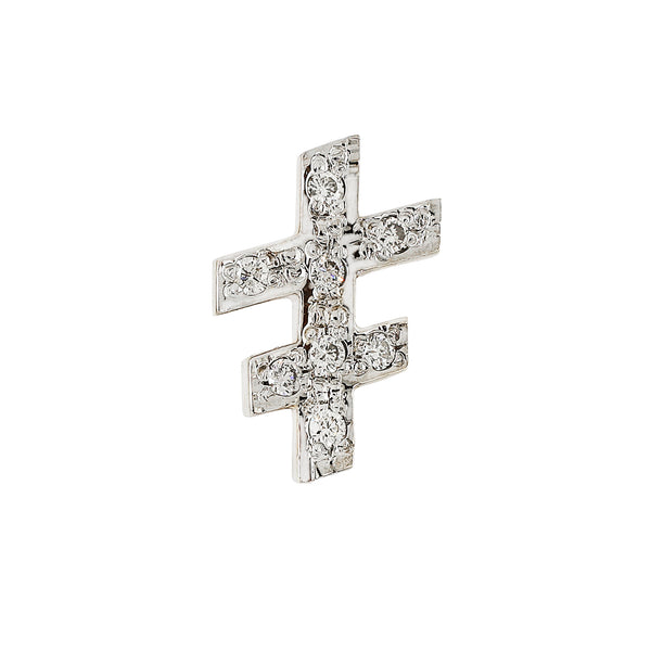 33rd Degree Double Cross Lapel Pin