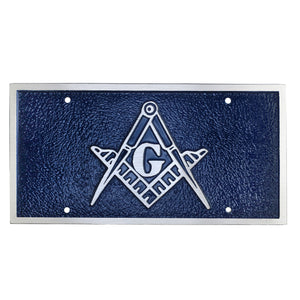 Blue Lodge License Plate