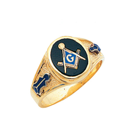 Blue Lodge Ring - MAS60341BL