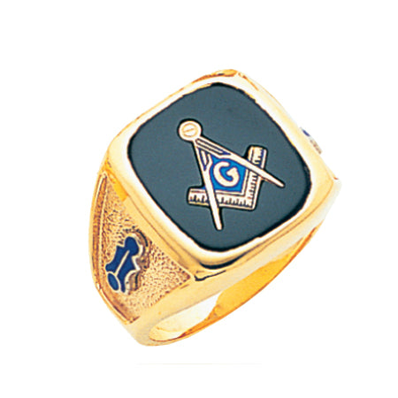 Blue Lodge Ring - MAS60987BL