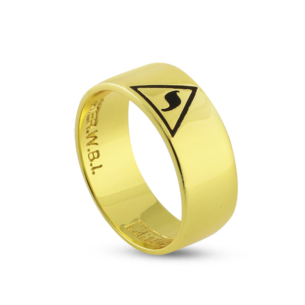 14th Degree Flat Emblem 5/16" Ring