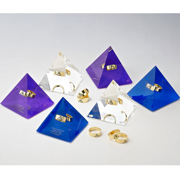 14 Degree Lucite Pyramids