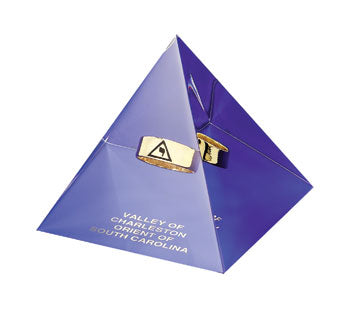 14th Degree Lucite Pyramids